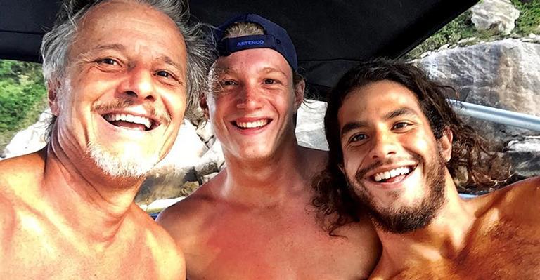 Pai babão! Marcello Novaes encanta fãs ao relembrar clique da infância dos filhos, Pedro e Diogo