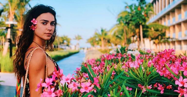 Thaila Ayala posa em frente a símbolo importante no México: ‘Maravilhas do mundo’