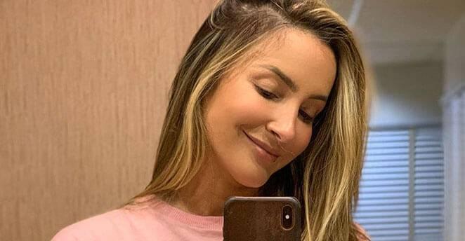 Claudia Leitte encanta a web ao postar vídeo amamentando a filha durante viagem