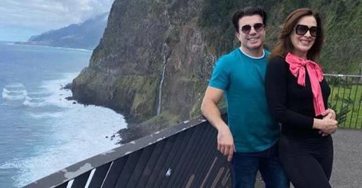 Claudia Raia curte viagem europeia ao lado do marido, Jarbas Homem
