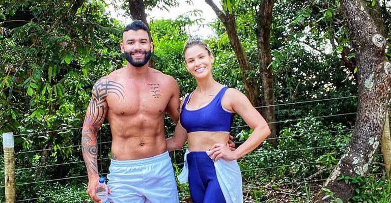 Gusttavo Lima explode fofurômetro ao clicar o caçula, Samuel brincando