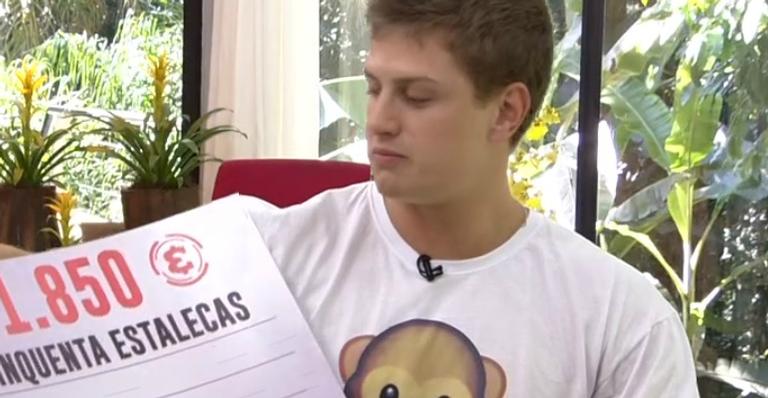 BBB20: Lucas paga café da manhã no ‘Mais Você’ com cheque de estalecas