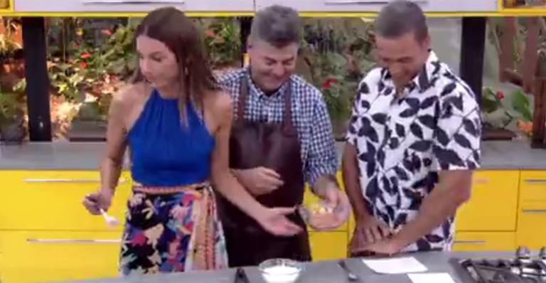 Moscas invadem estúdio do ‘Mais Você’ e pousam em receita: ”É um toque orgânico”
