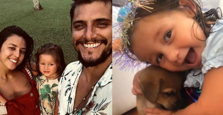 Yanna Lavigne comove seguidores ao flagrar a reação da filha ao ganhar cachorrinho