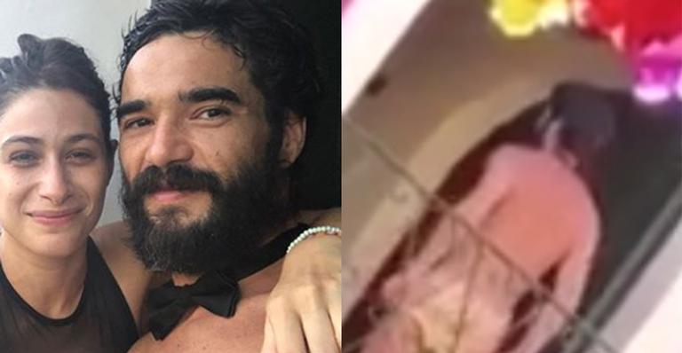 Caio Blat atende pedido dos fãs, tira a sunga e fica peladão no Carnaval de Olinda