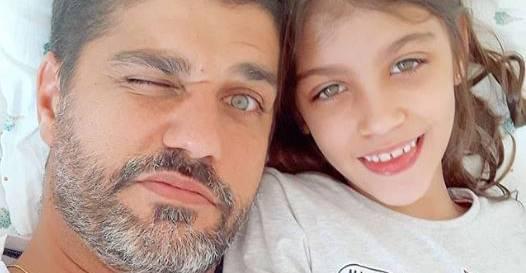 Bruno Cabrerizo é clicado pela filha e se derrete: ”Tudo que ela faz é lindo”