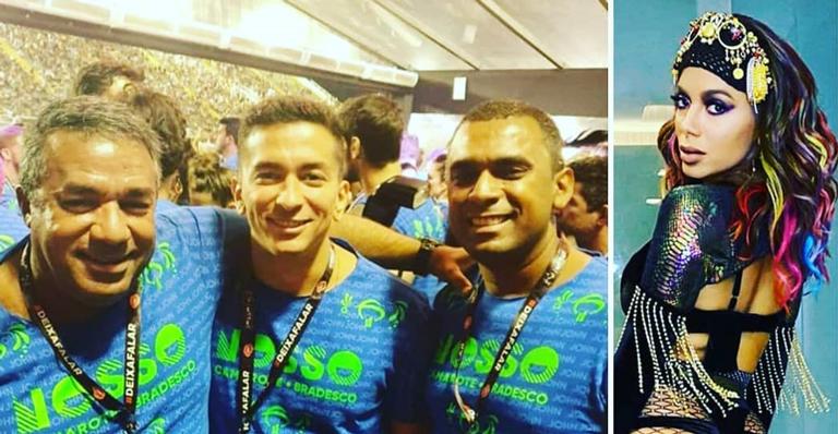 Pai de Anitta reúne os três filhos em foto e se orgulha: ”Sou um excelente reprodutor”