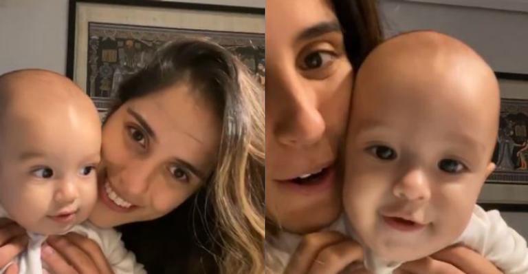 Camilla Camargo derrete fãs com momento mãe e filho: ”Bebê mais fofo!”