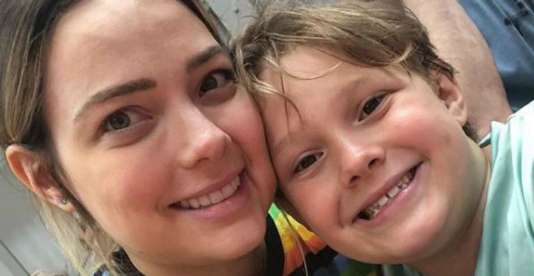 Carol Dantas revela motivo para Davi Lucca fazer treinamentos logo aos oito anos