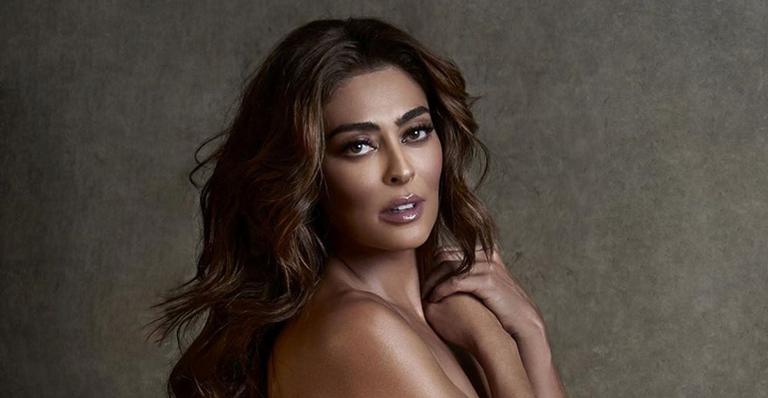 Musa! Juliana Paes surge completamente nua em homenagem às mulheres