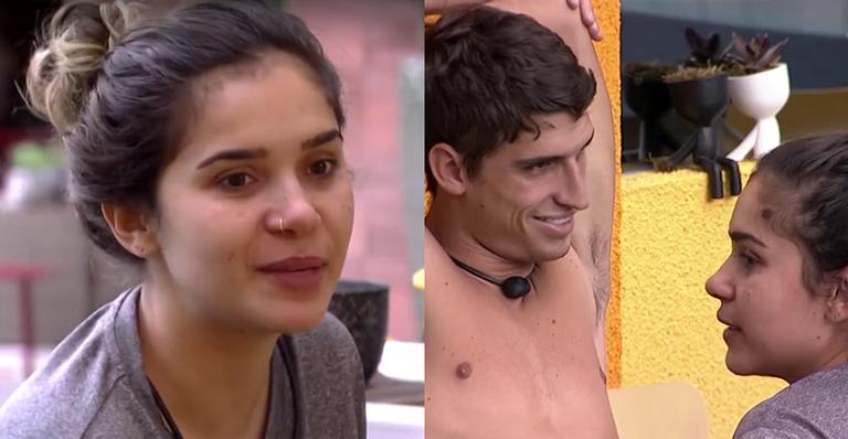 BBB20: Gizelly e Felipe Prior trocam flertes e protagonizam momento inesperado: ”Te dei biscoito em rede nacional”