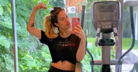 Giovanna Ewbank volta a se exercitar após um tempo parada por conta da gravidez