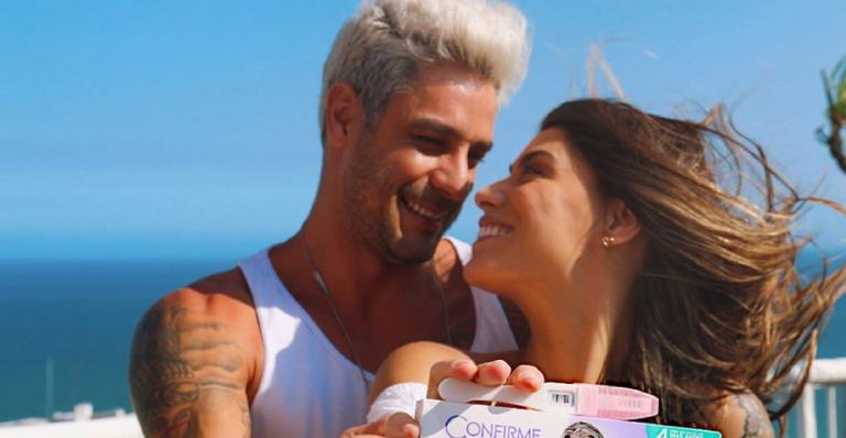 Franciele Grossi e Diego Grossi anunciam gravidez: “Nosso amor transbordou”