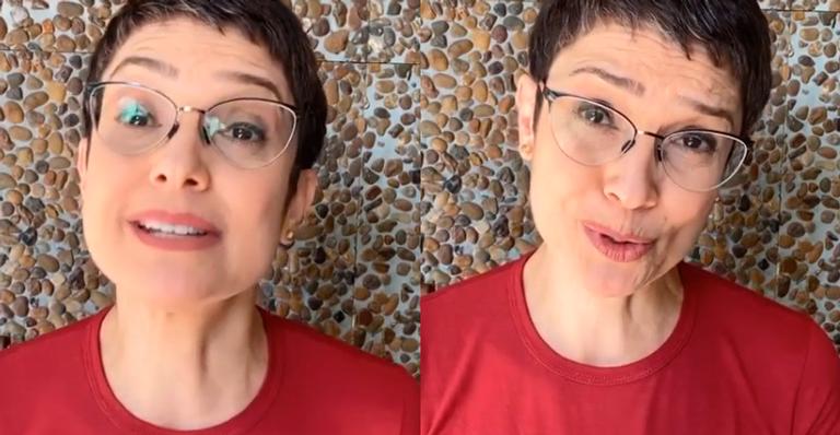 Cuidadosa com coronavírus, Sandra Annenberg recusa abraço de fã: ”Atitudes responsáveis”