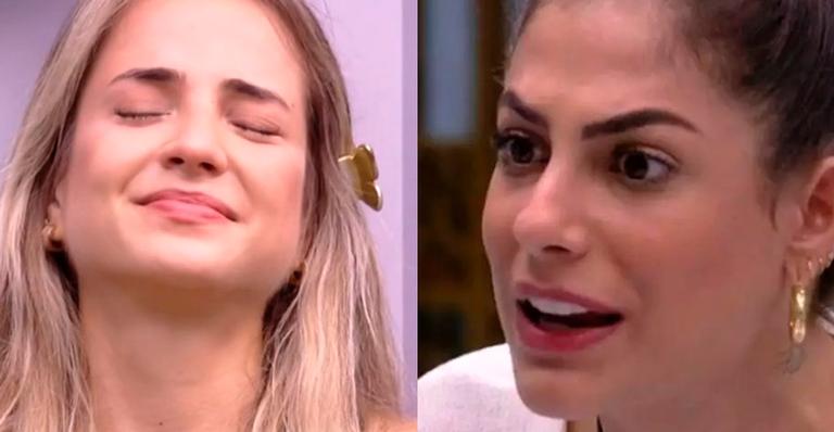 BBB20: Marimbondo aterroriza Mari e Gabi durante almoço e causa alvoroço e gritaria