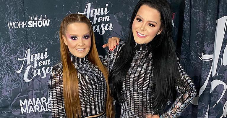 Maraisa surge só de top e emagrecimento surpreende Maiara: ”Vai ficar só os cambito”