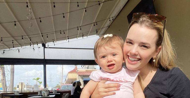 Thaeme Mariôto celebra os 11 meses da filha, e Liz encanta o feed da mamãe
