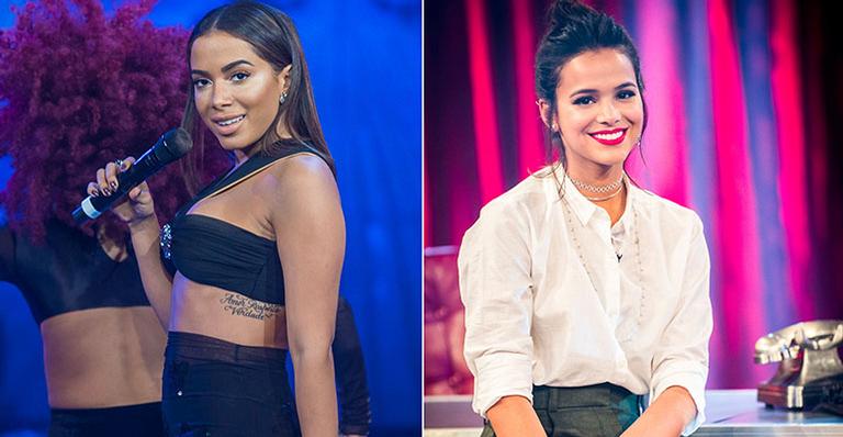 Anitta tretou com Bruna Marquezine por culpa de foto no Instagram: ”Ela falou na cara”