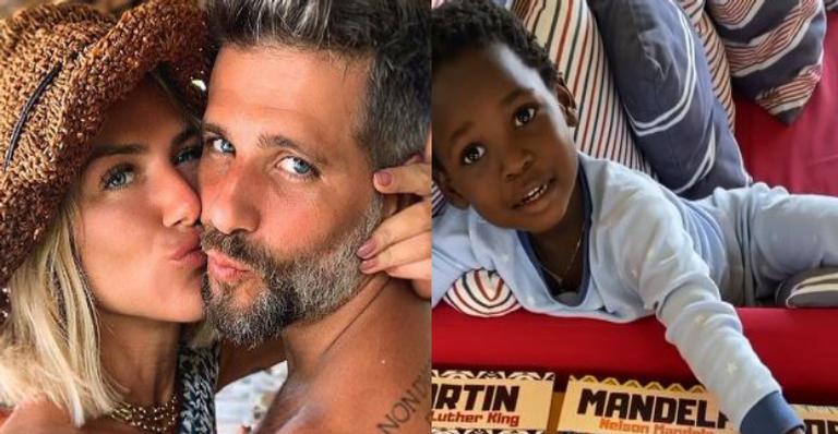 Fofura! Bruno Gagliasso derrete fãs ao mostrar filho reconhecendo líderes contra racismo