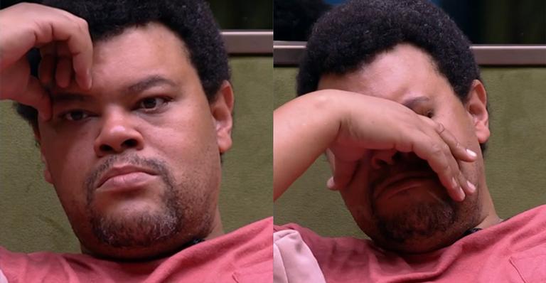 BBB20: Babu Santana fica sozinho, tem crise de choro e faz desabafo tocante