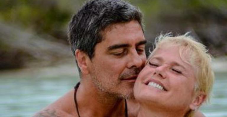 Xuxa ganha beijão de cinema e declaração apaixonante de Junno Andrade em seu aniversário