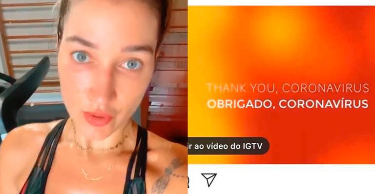 Gabriela Pugliesi é novamente detonada por fazer vídeo agradecendo coronavírus: ”Personificação do privilégio”