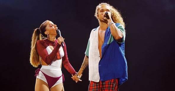 Ex-affair de Anitta, Vitão faz homenagem de aniversário para a cantora