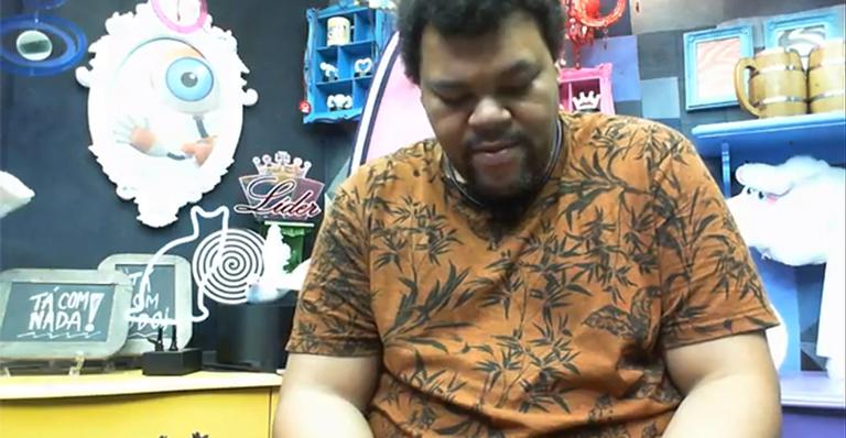 BBB20: Babu Santana desabafa após decisão polêmica na formação do paredão: ”Tenho meus princípios”