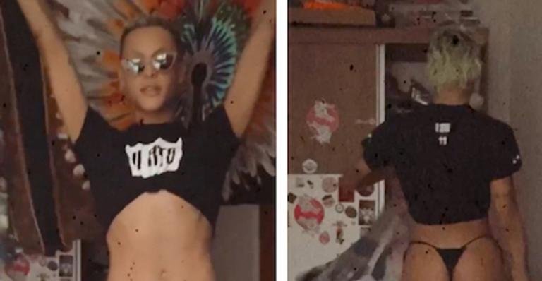 Pabllo Vittar choca fãs ao dançar sem pudores com calcinha fio-dental e mostrar quase tudo