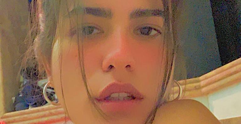 Antonia Morais coloca corpão para jogo em clique ousado
