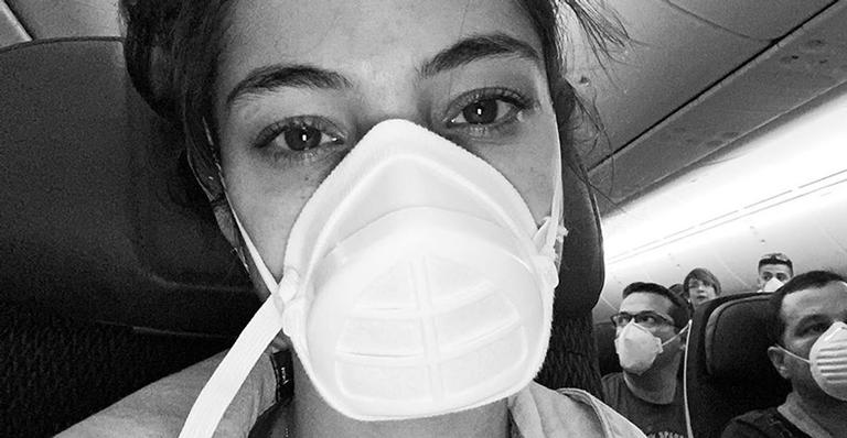 Em meio a pandemia, Cynthia Senek relata confusão e desespero ao voltar de viagem: ”Chorei”