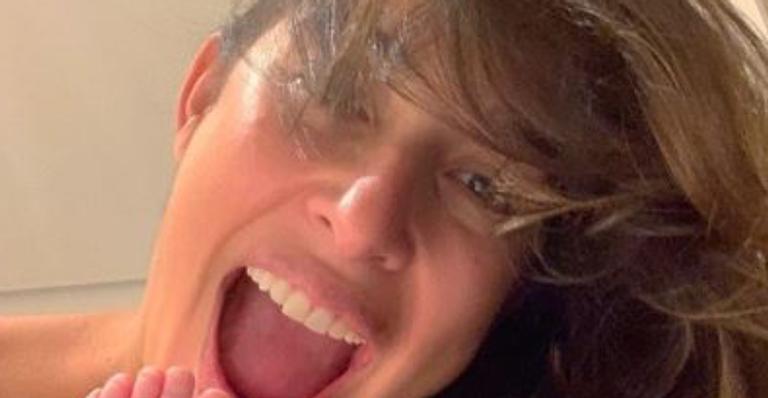 Giselle Itié celebra primeiro mês de vida do filho e revela rostinho do bebê: ”Muito lindo!”