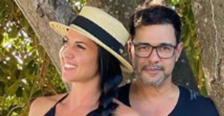 Graciele Lacerda surge em momento romântico com Zezé Di Camargo e encanta web