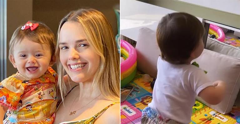 Fofura! Thaeme registra a filha dançando ao som de Anitta e encanta web