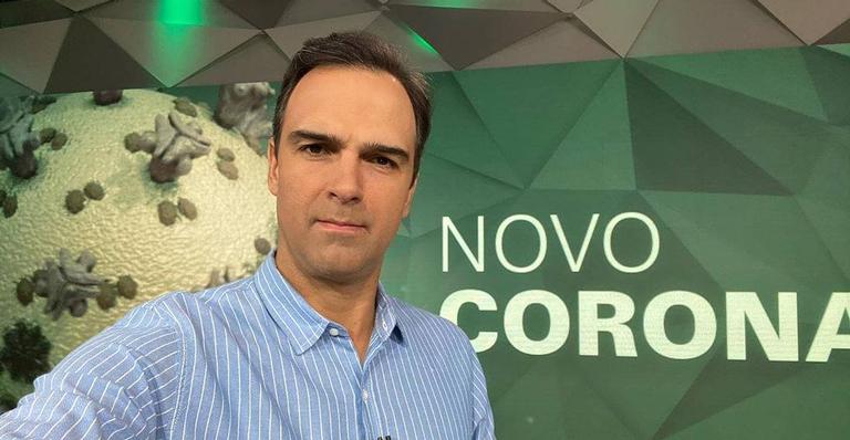 No Dia do Jornalista, Tadeu Schmidt recorda dos tempos de repórter: ‘Quase 23 anos atrás’