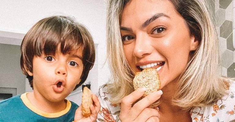 Kelly Key faz piquenique com o filho mais novo durante quarentena