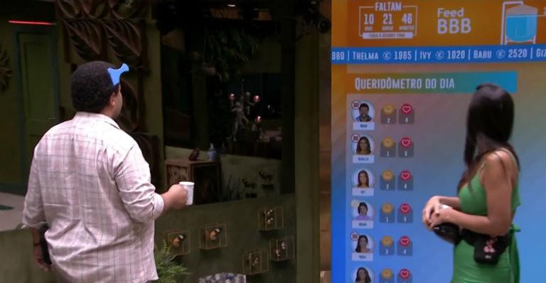 Telão do BBB20 confunde brothers que especulam possível mudança