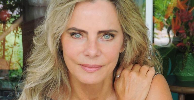 Bruna Lombardi mostra clique raríssimo do início do namoro com Carlos Alberto Riccelli
