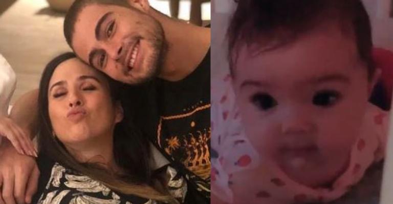 Rafa Vitti e Tatá Werneck acordam seguidores com a fofura da filha: ”Bom dia!”