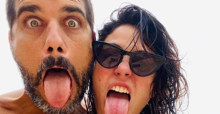 Bruno Cabrerizo ‘trolla’ Carol Castro em video e casal se diverte: ”Vaidade”