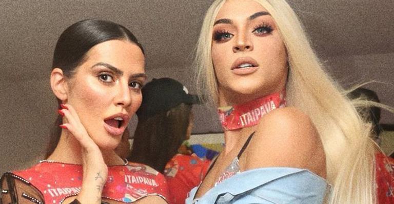 Cleo deixa seios à mostra em clique com Pabllo Vittar e se declara à amiga: ”Me inspira tanto”