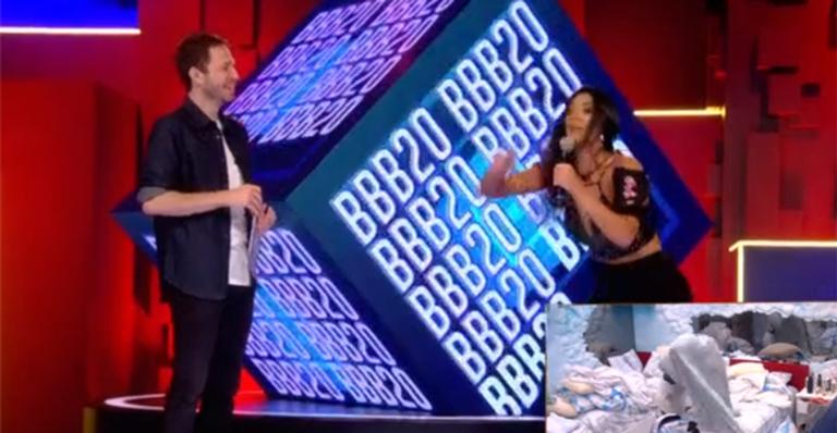 BBB20: Tiago Leifert alfineta Ivy após modelo afirmar que Babu Santana gritava: ”E você não?”