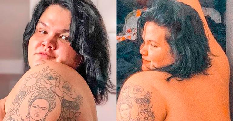 Um mês após dar à luz, Thais Carla posa completamente nua e solta: ”Peladona 24h por dia”