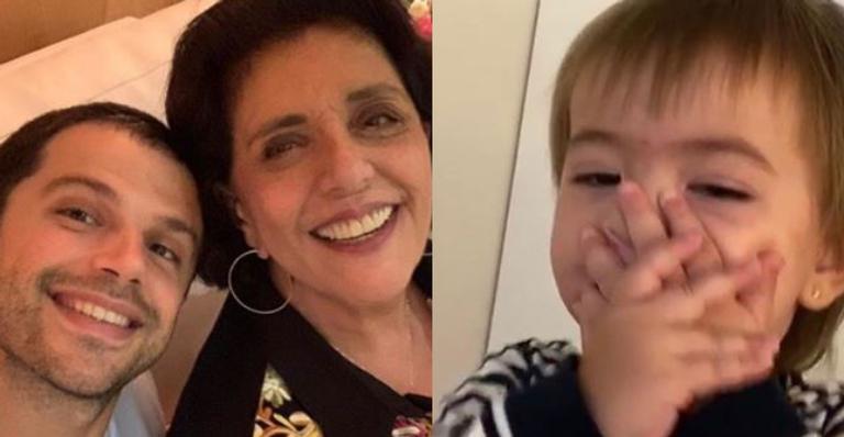 Leda Nagle faz chamada de vídeo com Zoe Sato e se derrete com fofura da neta