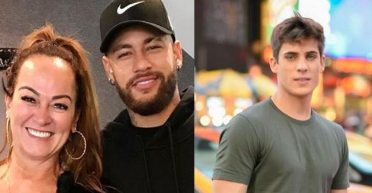 Namorado de mãe de Neymar circula com aliança gigante e esfria rumores de término