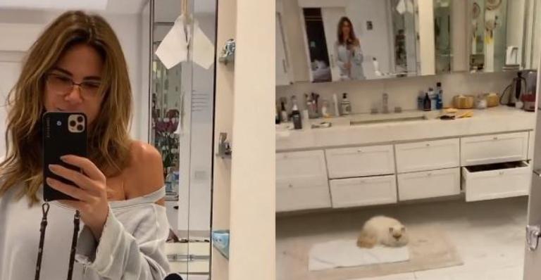 Luciana Gimenez deixa seguidores sem palavras ao exibir banheiro imenso