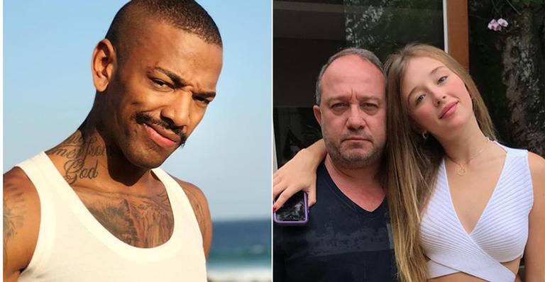 Pai da namorada de Nego do Borel nega racismo e detona o cantor: ”É um canalha”