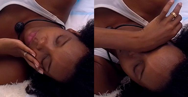 BBB20: Thelma cai no choro e desabafa com Manu: ”Medo de como estão as coisas lá fora”