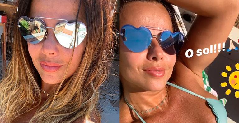 Viviane Araújo exibe corpo escultural no auge dos 45 anos e renova bronze