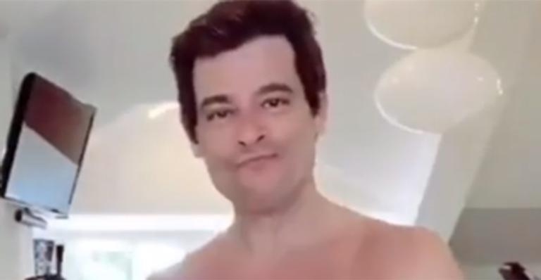 Celso Portiolli causa nas redes sociais e exibe corpo definido aos 52 anos ao surgir dançando sem camisa